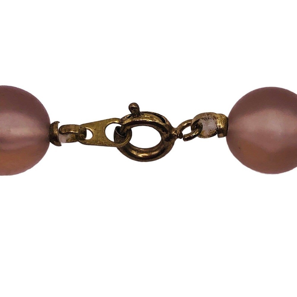 AHBRA CALE COLLECTION GENUINE LUCITE NECKLACE STARFISH BEADED Purple BROWN - Picture 5 of 7